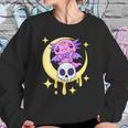 Axolotl Kawaii Pastel Goth Cute Creepy Aesthetic Nu Goth Sweatshirt Gifts for Her