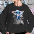 Baby Yoda Drink Pepsi Sweater Sweatshirt Gifts for Her