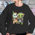 Baby Yoda And Jack Skellington Sweatshirt Gifts for Her