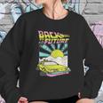 Back To The Future Delorean Sunrise Cartoon Sweatshirt Gifts for Her