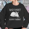 Bad Habit Bunny Rabbit Cocaine Sweatshirt Gifts for Her