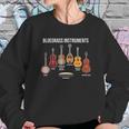 Banjo Bluegrass Instruments Vintage Music Fans Banjo Player Sweatshirt Gifts for Her