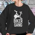 Biker Gang Funny Spin Saying Gym Workout Spinning Class Gift Sweatshirt Gifts for Her