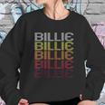 Billie Retro Wordmark Pattern Vintage Style Sweatshirt Gifts for Her