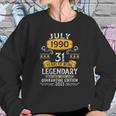 Born In July 1990 31 Years Old Birthday Limited Edition Sweatshirt Gifts for Her