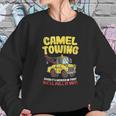 Camel Towing Funny Crude Tow Truck Recovery Workers Gift Sweatshirt Gifts for Her