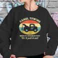 Camel Towing Retro Sweatshirt Gifts for Her