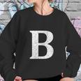 Capital Letter B Shirt Monogram Initial Sweatshirt Gifts for Her