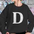 Capital Letter D Shirt Monogram Initial Sweatshirt Gifts for Her