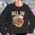 All In Card Game Playing Cards Poker Player Gambling Casino Graphic Design Printed Casual Daily Basic Sweatshirt Gifts for Her