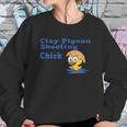 Clay Pigeon Shooting Chick Sweatshirt Gifts for Her