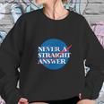 Clique Clothing Nasa Never A Straight Answer Sweatshirt Gifts for Her