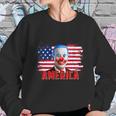 Clown Joe Funny Caricature Joe Biden Is A Democratic Clown Graphic Design Printed Casual Daily Basic Sweatshirt Gifts for Her