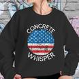 Concrete Whisper Construction Union Worker Labor Day Cool Gift Graphic Design Printed Casual Daily Basic Sweatshirt Gifts for Her