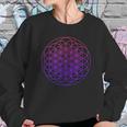 Cool Sacred Geometry Geometric Repeating Circles Trippy Yoga Sweatshirt Gifts for Her