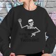 Cute Halloween Funny Halloween Day Halloween Skeleton Fully Vaccinated Hal Sweatshirt Gifts for Her