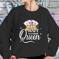 Cute Slot Machine Queen Funny Casino Gambling Sweatshirt Gifts for Her