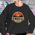 D B Cooper Robber Thief Parachute Skydiving School Est 1971 Retro Vintage Sweatshirt Gifts for Her