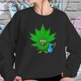 Danksgiving Thanksgiving Turkey Weed Cannabis Pot 420 Sweatshirt Gifts for Her