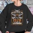 Das Leben Beginnt Mit 49 Jahrgang 1970 Die Geburt Von Legenden Sweatshirt Gifts for Her