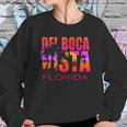 Del Boca Vista Florida Retro Sweatshirt Gifts for Her