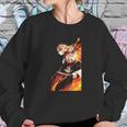 Demon Slayer Graphic Flame Sweatshirt Gifts for Her