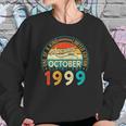 Distressed Vintage Awesome Since October 1999 22 Years Old Sweatshirt Gifts for Her