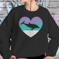 Dolphin Vintage Heart Sweatshirt Gifts for Her