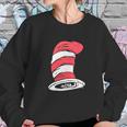 Dr Seuss Cat In The Hat Big Hat Black Sweatshirt Gifts for Her