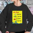 Dr Seuss One Fish Two Fish Book Cover Sweatshirt Gifts for Her