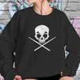 Drummer Drum Sticks Skull Black Metal Sweatshirt Gifts for Her