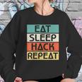 Eat Sleep Hack Repeat Sweatshirt Gifts for Her