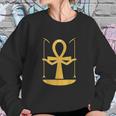 Egyptian Ankh Cross With Arms Holding Scepters Sweatshirt Gifts for Her