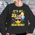 Emoji Its My Golden Birthday 23 Years Old 23Rd Sweatshirt Gifts for Her