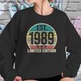 Est 1989 - 32 Years Old - 32Nd Birthday Gift Vintage Retro Sweatshirt Gifts for Her