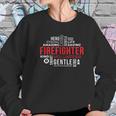 Firefighter Volunteer Fire Brigade Gift Firefighters Sweatshirt Gifts for Her