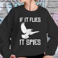 If It Flies It Spies Conspiracy Theory Birds Aren’T Real Gift Graphic Design Printed Casual Daily Basic Sweatshirt Gifts for Her