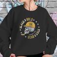 Football Fans Black And Gold Sweatshirt Gifts for Her