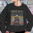 Forgive Me If I Dont Shake Hands Social Distancing Sweatshirt Gifts for Her