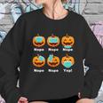 Funny Halloween Halloween Pandemic Pumpkin Mask Funny Cute Sweatshirt Gifts for Her