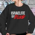 Funny Israelite By Blood Jewish Faith For Hebrew Jew Sweatshirt Gifts for Her