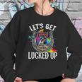 Funny Las Vegas Nv Souvenir Lucked Up Gambling Lucky Gift Sweatshirt Gifts for Her