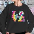 Girls Volleyball Tie Dye Love Colorful For Teenagers Sweatshirt Gifts for Her