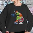 Grinch Santa Tennessee Volunteers Toilet Sweatshirt Gifts for Her