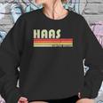 Haas Surname Funny Retro Vintage 80S 90S Birthday Reunion Sweatshirt Gifts for Her