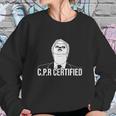 Haase Unlimited Cpr Certified Dwight Dummy Face Sweatshirt Gifts for Her