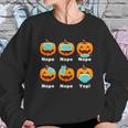 Halloween Pandemic Pumpkin Mask Funny Cute Sweatshirt Gifts for Her