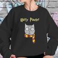 Harry Pawter Funny Magic Cat With Glasses Gift Sweatshirt Gifts for Her