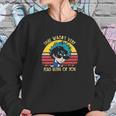 My Hero Academia Mha Deku Izuku Midoriya Sweatshirt Gifts for Her