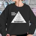 Basic Human Needs Pyramid Sweatshirt Gifts for Her